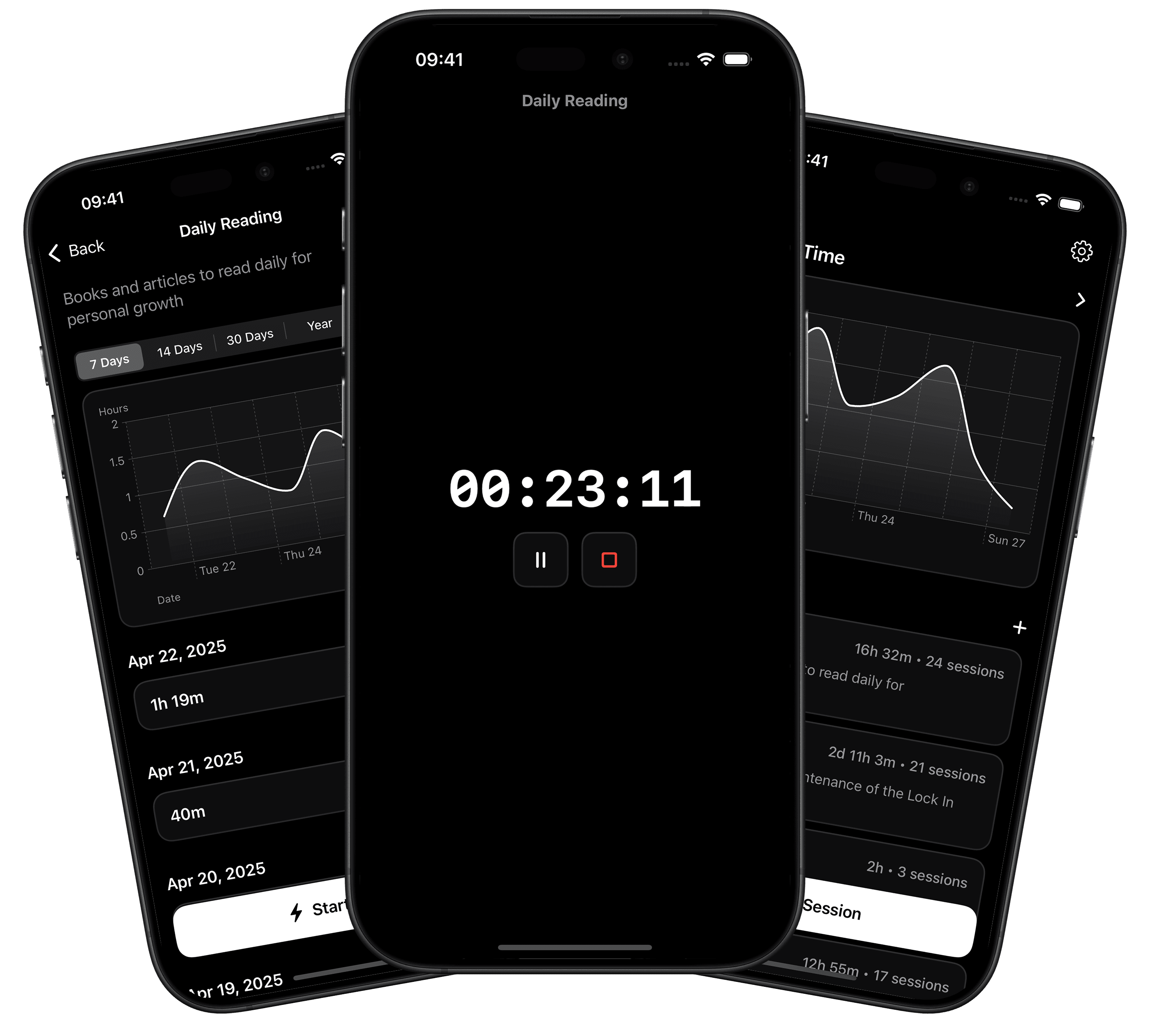 Lock In App Screenshots