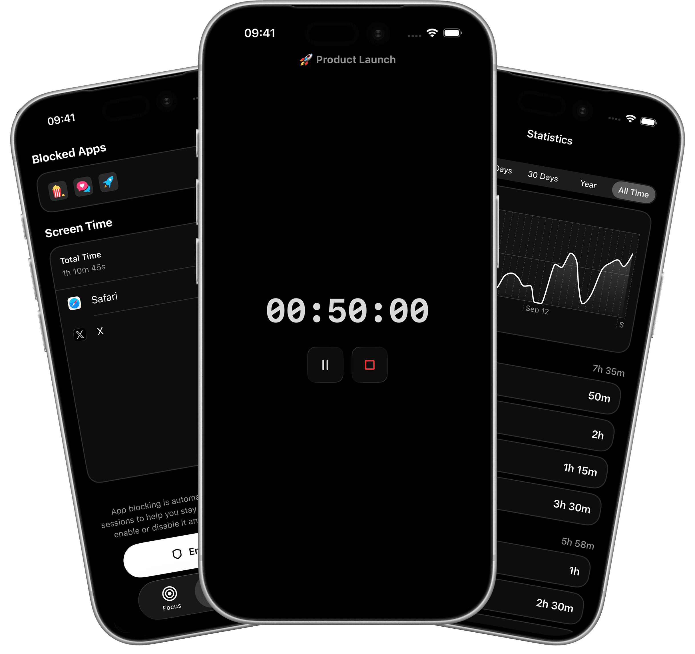 Lock In App Screenshots